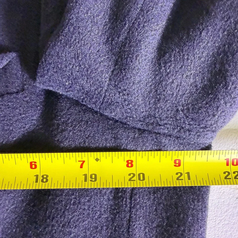 VTG 100% Cashmere Navy Blue Blazer USA Made Classic Tailored Sport Coat 44R‎